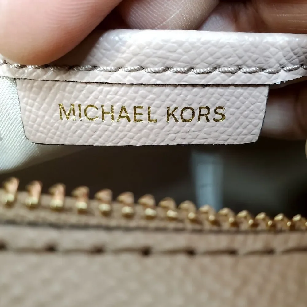 MICHAEL KORS Blush Pink Pebbled Leather Crossbody Bag – PS-1805